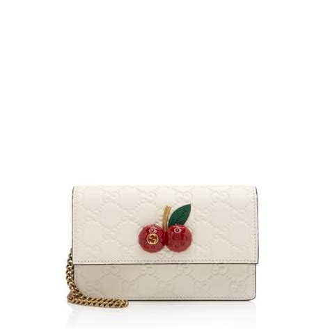 cherry bag gucci|gucci handbag guccissima.